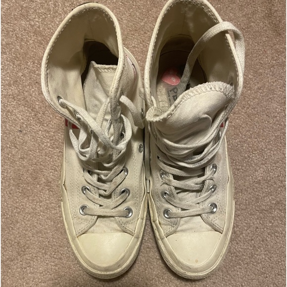 Comme des Garçons Converse Play Chuck Sneakers - Picture 2 of 7